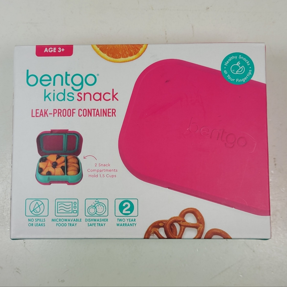 Bentgo Kids Snack Leak-Proof Container - Pink